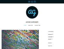 Tablet Screenshot of adamgardner.co.uk